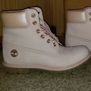 Pink Timberland Boots